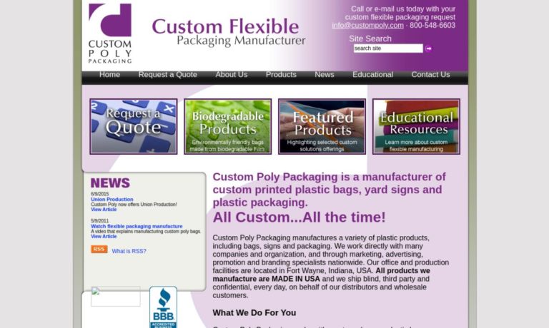 Custom Poly Packaging