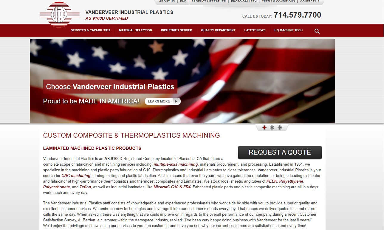 Vanderveer Industrial Plastics, Inc.