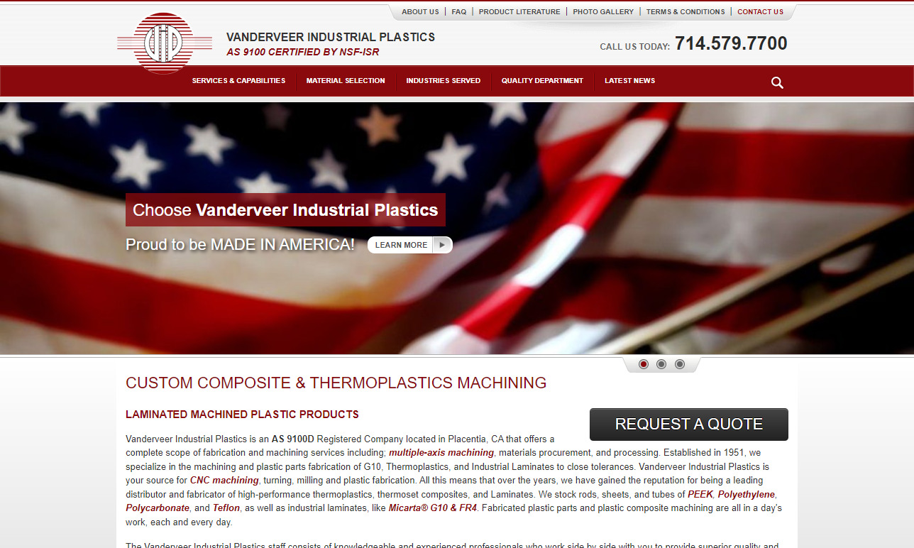 Vanderveer Industrial Plastics, Inc.