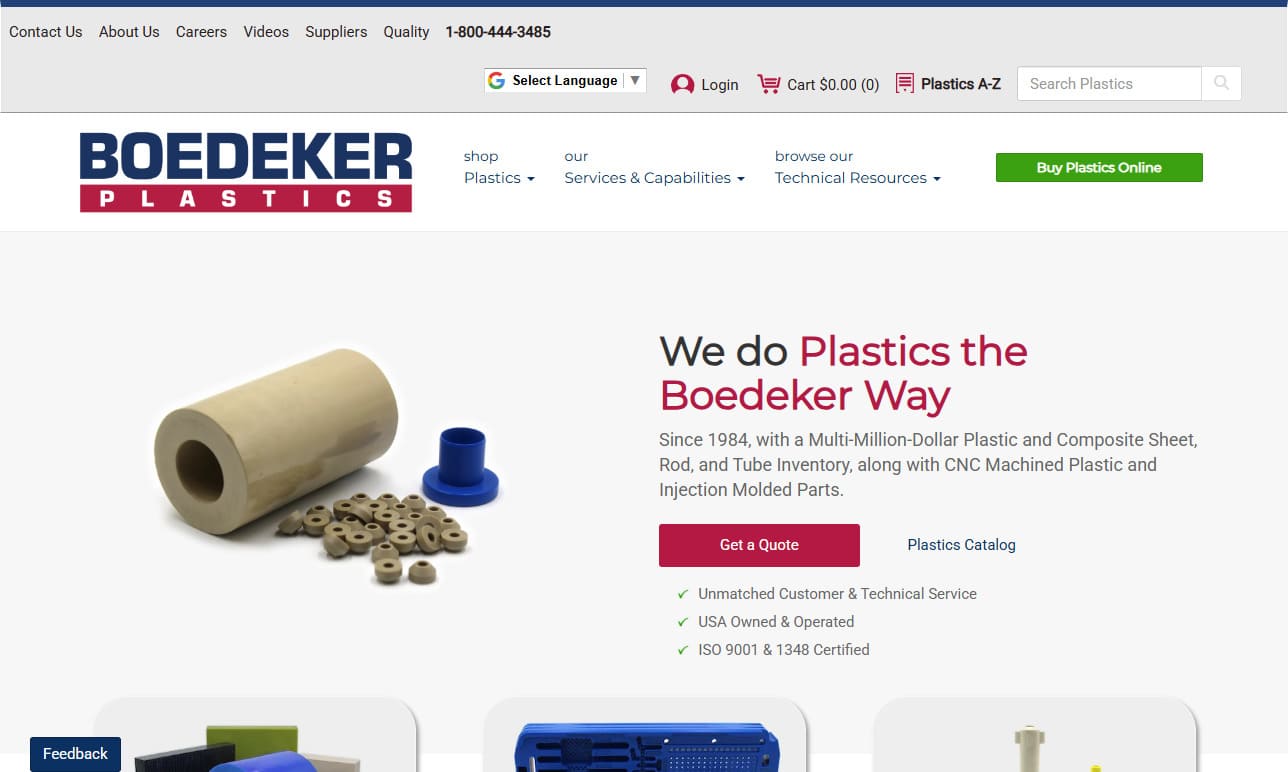 Boedeker Plastics, Inc. Boedeker Plastics, Inc.